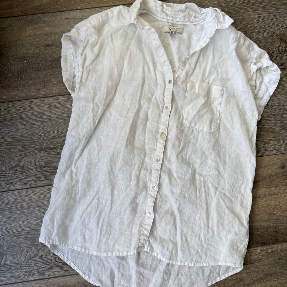 Rachel Zoe Linen Top - Picture 2 of 3
